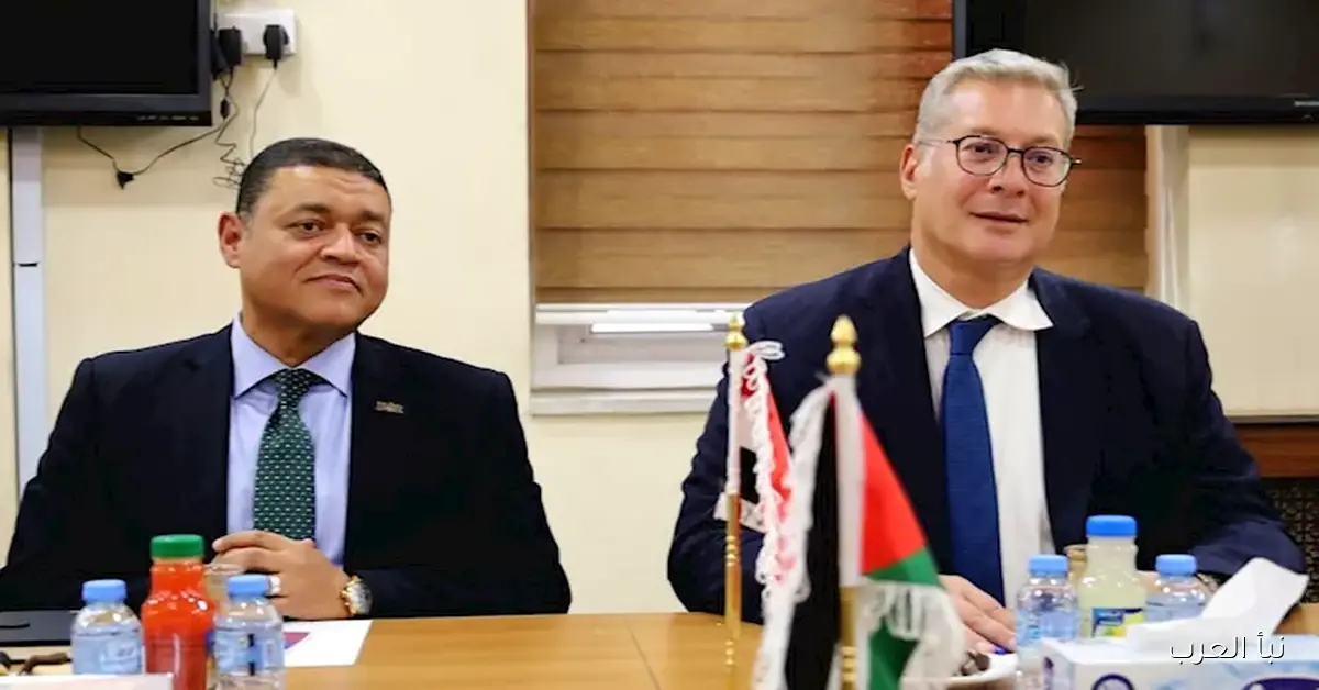 وزير البترول يناقش مع نظيره الأردني تعزيز التكامل في قطاع الغاز