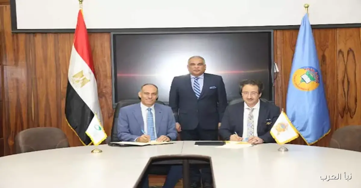 البريد يوقع بروتوكولاً هاماً لتقديم الخدمات المالية داخل جامعة طنطا